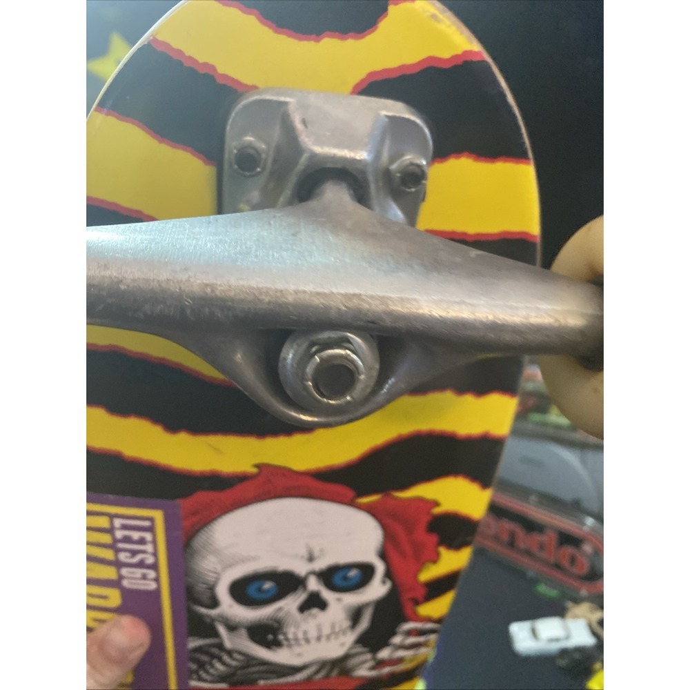 Powell Peralta Reissue Ripper Complete Skateboard Yellow Black Rad Skate 2010 - Picture 4 of 10